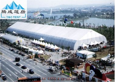 Galvanized Steel 30x50m Sporting Event Tents , White PVC Roof Aluminum Marquee