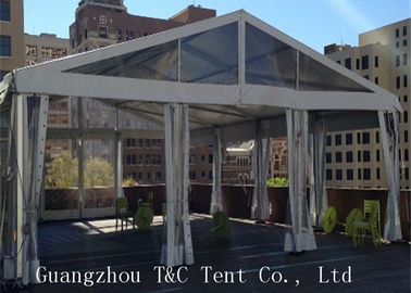 रेस्तरां या गार्डन 20x40 पार्टी तम्बू, पारदर्शी पीवीसी छत के साथ स्पष्ट आउटडोर टेंट तम्बू