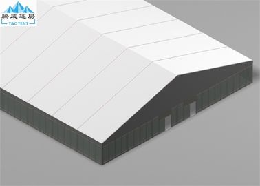 अस्थायी आउटडोर प्रदर्शनी वेयरहाउस ए-आकार भारी शुल्क सफेद छत कवर के लिए 30X100M विशाल तम्बू