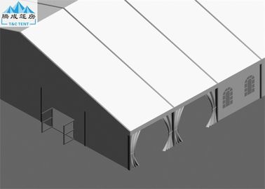 सफेद पीवीसी छत मार्की पार्टी चंदवा तम्बू 25x45M बर्फ प्रतिरोधी यूरोपीय शैली तम्बू
