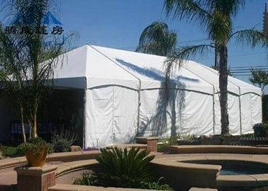 सफेद रंग हेवी ड्यूटी पार्टी तम्बू, पवन प्रतिरोधी आसान इकट्ठे मार्की तम्बू शादी