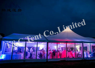 साफ शिवालय शादी समारोह मजबूत जस्ती इस्पात के साथ तम्बू आसान इकट्ठा