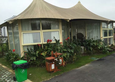 प्रदर्शनी और पर्यटन हाउस के लिए साफ वॉल जियोडेसिक डोम होटल तम्बू