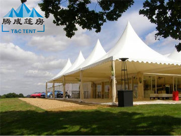 वेडिंग के लिए सुरक्षित और यूवी संरक्षण उच्च प्रतिरोध अच्छा लचीलापन व्हाइट पीवीसी तम्बू