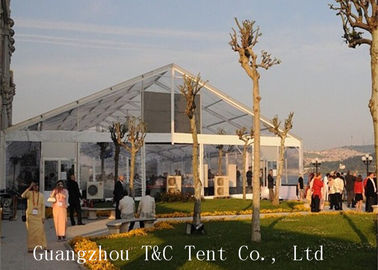 रेस्तरां या गार्डन 20x40 पार्टी तम्बू, पारदर्शी पीवीसी छत के साथ स्पष्ट आउटडोर टेंट तम्बू